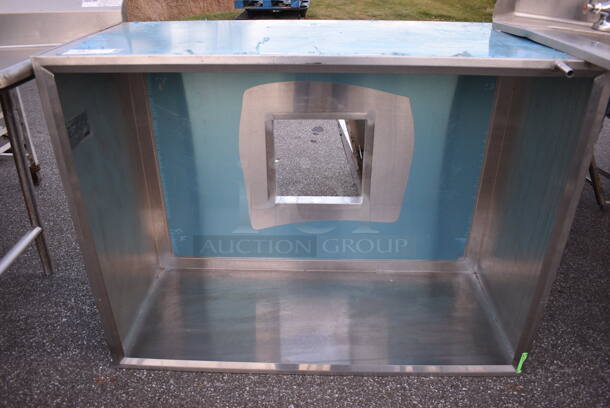 BRAND NEW! GREAT! 6.5' Stainless Steel Commercial Steam Hood. 78x22x36 - Image 1 of 4