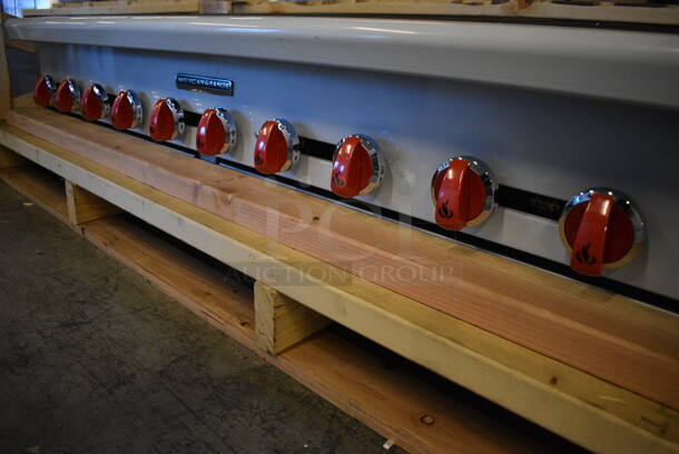 BRAND NEW! American Range Stainless Steel Commercial Countertop Natural Gas Powered Charbroiler Grill w/ Knobs. 60x30.5x12 - Image 2 of 8