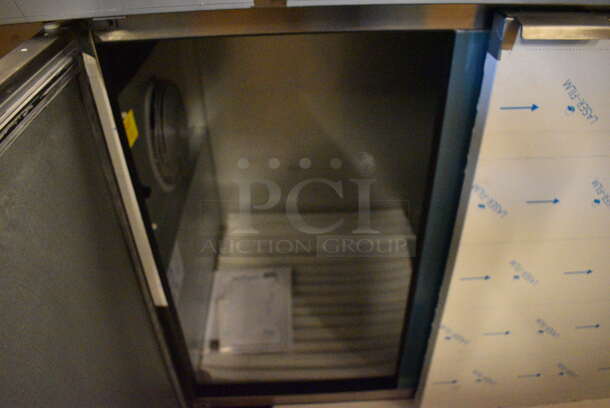 BRAND NEW! Asber Model ABBC-78S-GR Stainless Steel Commercial 3 Door Back Bar Undercounter Cooler. 115 Volts, 1 Phase. 80x29x37.5. Tested and Working! - Image 5 of 10