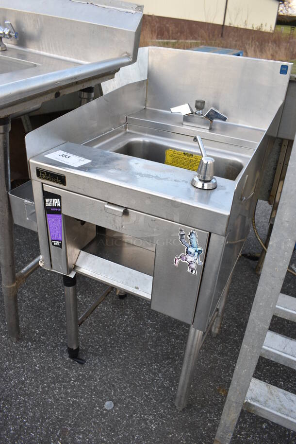 Stainless Steel Commercial Sink. 22x24x38 - Image 2 of 4