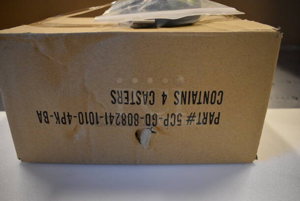 BRAND NEW! Beverage Air Model SPE72-12M Stainless Steel Commercial Sandwich Salad Prep Table Bain Marie Mega Top w/ 12 BRAND NEW IN BOX Vollrath 1/6 Size Drop In Bins and 4 BRAND NEW IN BOX Commercial Casters. Unit Is Missing Mega Top Lid. 115 Volts, 1 Phase. 72x36.5x31. Tested and Working! - Image 7 of 12