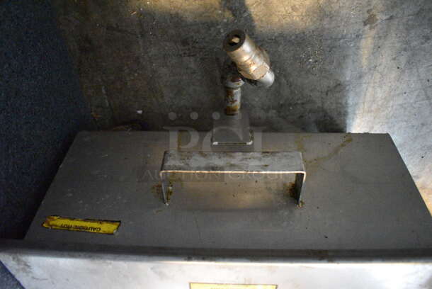 Stainless Steel Commercial Grease Oil Filtration System w/ Hose on Commercial Casters. 16.5x23x16 - Image 6 of 6