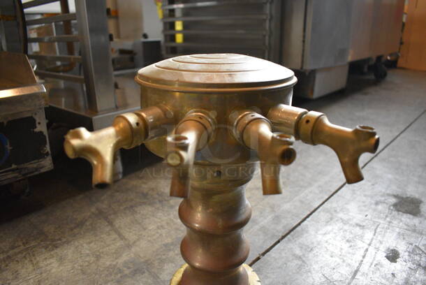 Metal Commercial 4 Tap Beer Tower. 12x11x15 - Image 5 of 5