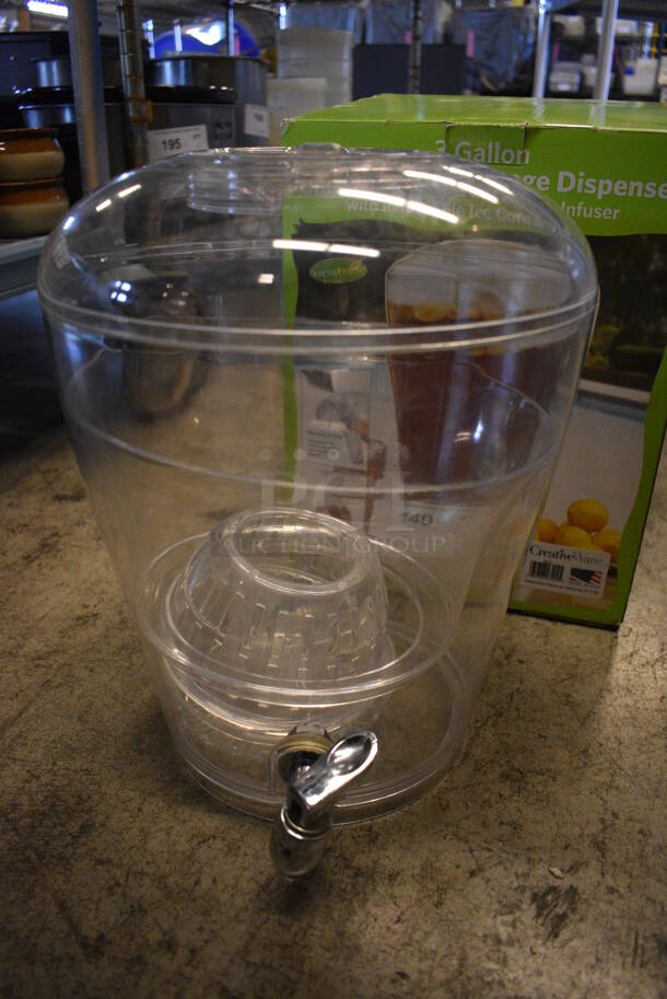 IN ORIGINAL BOX! Countertop Unbreakable Beverage Dispenser. 11x12x13 - Image 3 of 5