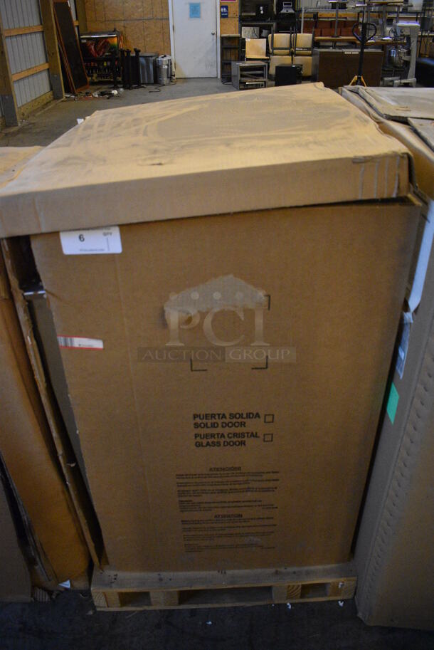 BRAND NEW! 2015 Fagor Model FDD44S Stainless Steel Commercial Single Door Direct Draw Kegerator on Commercial Casters. Comes w/ Beer Tower. 115 Volts, 1 Phase. 25x28x41. Tested and Working! - Image 9 of 11