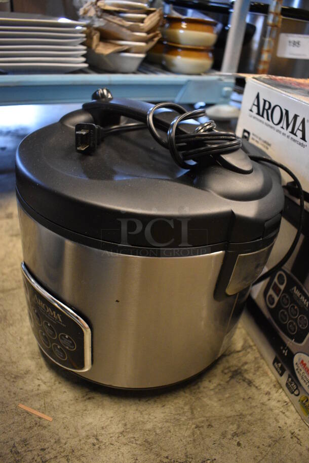 IN ORIGINAL BOX! Aroma Countertop Pressure Cooker. 11x11x11 - Image 4 of 5