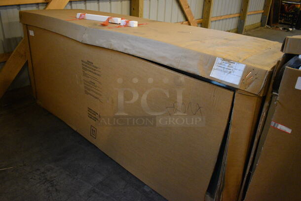 BRAND NEW! Fagor Model FBB-95-S-SLP-GR Stainless Steel Commercial 3 Door Undercounter Cooler. 115 Volts, 1 Phase. 96x29x37.5. Tested and Working! - Image 7 of 8