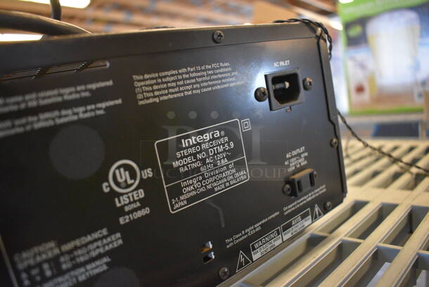 Integra Model DTM-5.6 Countertop Stereo Receiver. 17x13x6 - Image 4 of 5