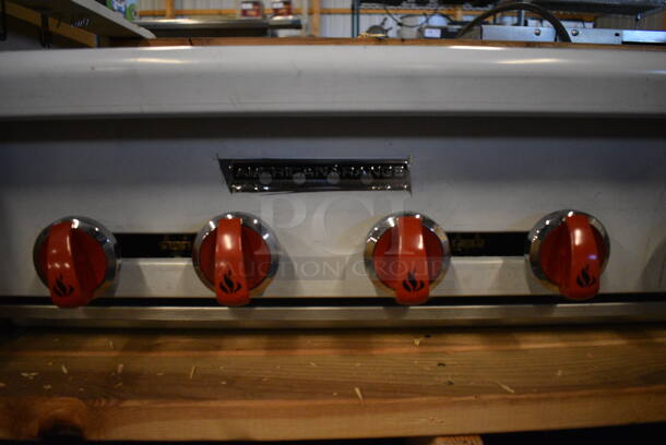 BRAND NEW! American Range Model ARRB-72 Stainless Steel Commercial Countertop Natural Gas Powered Charbroiler Grill. 180,000 BTU. 72x30.5x12 - Image 3 of 6