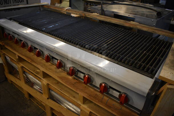 BRAND NEW! American Range Model ARRB-72 Stainless Steel Commercial Countertop Natural Gas Powered Charbroiler Grill. 180,000 BTU. 72x30.5x12 - Image 4 of 6