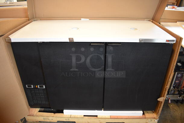 BRAND NEW! 2014 Micro Matic Model MDD-58W Metal Commercial 2 Door Direct Draw Kegerator. 115 Volts, 1 Phase. 59.5x29x57.5. Tested and Working! - Image 1 of 9