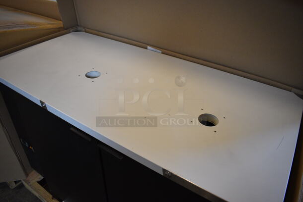 BRAND NEW! 2014 Micro Matic Model MDD-58W Metal Commercial 2 Door Direct Draw Kegerator. 115 Volts, 1 Phase. 59.5x29x57.5. Tested and Working! - Image 9 of 9
