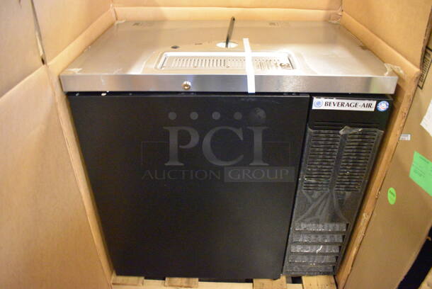 BRAND NEW! Beverage Air Model DD36-1-B Stainless Steel Commercial Direct Draw Kegerator. 115 Volts, 1 Phase. 36x23.5x36.5. Tested and Working!