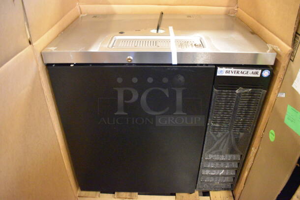 BRAND NEW! Beverage Air Model DD36-1-B Stainless Steel Commercial Direct Draw Kegerator. 115 Volts, 1 Phase. 36x23.5x36.5. Tested and Working! - Image 1 of 11