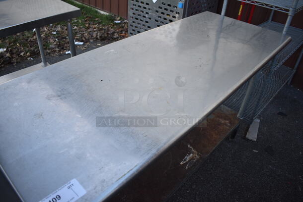 Stainless Steel Commercial Table w/ Metal Undershelf. 60x24x35 - Image 2 of 3