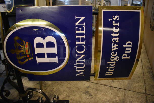 Munchen Bridgewater's Pub Metal Sign. 37x12x51 - Image 2 of 3