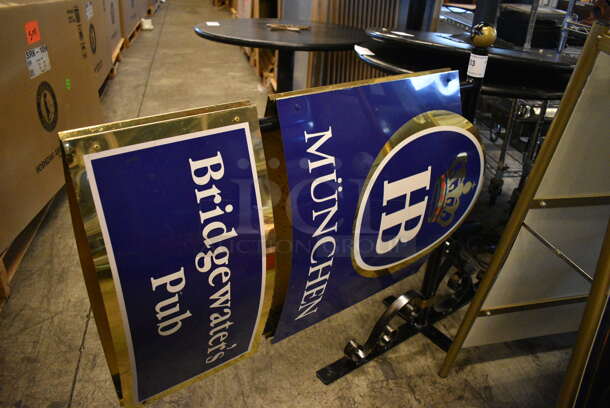 Munchen Bridgewater's Pub Metal Sign. 37x12x51 - Image 3 of 3