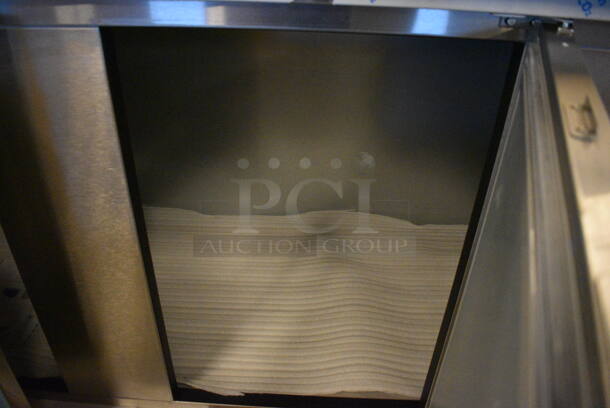 BRAND NEW! 2015 Fagor Model FBB-95-S-SLP-GR Stainless Steel Commercial 3 Door Undercounter Cooler. 115 Volts, 1 Phase. 95.5x29x37.5. Tested and Working! - Image 7 of 12