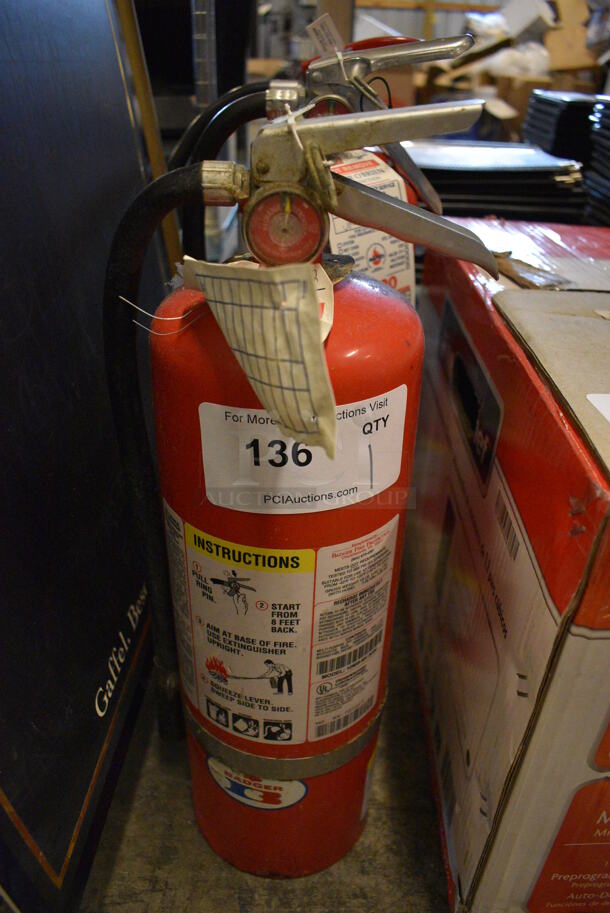 Badger Fire Extinguisher. 5x7x21