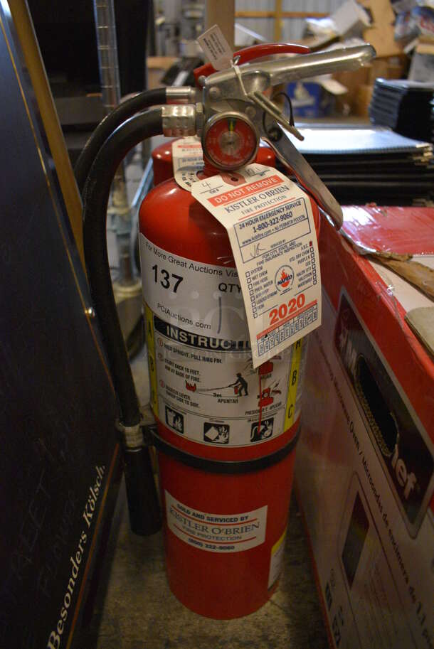 Fire Extinguisher. 5x7x21