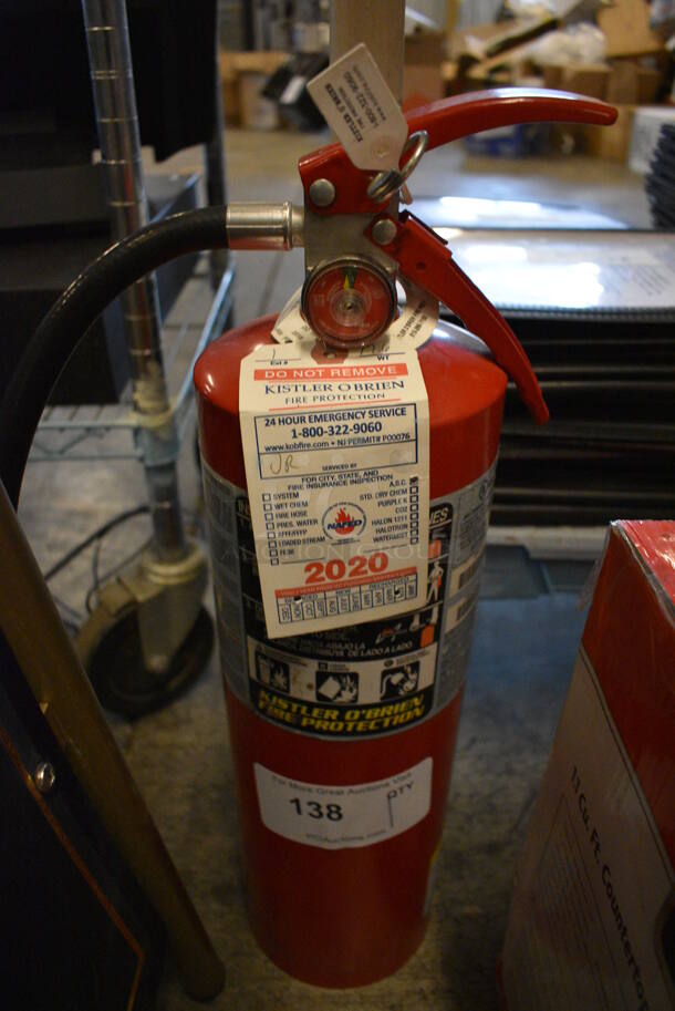 Fire Extinguisher. 5x7x21
