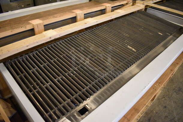 BRAND NEW! American Range Stainless Steel Commercial Countertop Natural Gas Powered Charbroiler Grill w/ Knobs. 72x30.5x12 - Image 3 of 7
