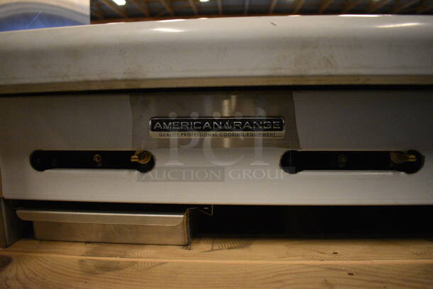 BRAND NEW! American Range Stainless Steel Commercial Countertop Gas Powered Flat Top Griddle. 72x35x13.5 - Image 5 of 7