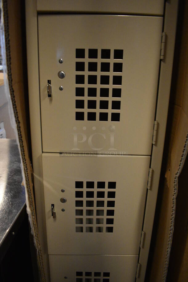 BRAND NEW IN BOX! Winholt Metal 6 Cubby Locker. 12x18x78 - Image 3 of 7