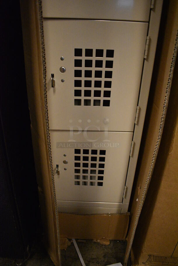 BRAND NEW IN BOX! Winholt Metal 6 Cubby Locker. 12x18x78 - Image 4 of 7