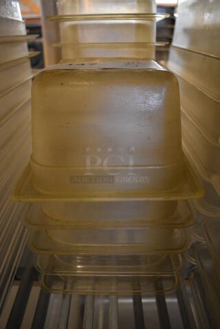 5 Clear Poly 1/6 Size Drop In Bins. 1/6x4. 5 Times Your Bid!