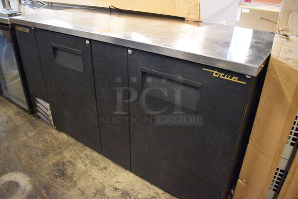 GREAT! True Model TBB-3 Metal Commercial 2 Door Back Bar Cooler. 115 Volts, 1 Phase. 69x27x37. Tested and Working! - Image 3 of 7