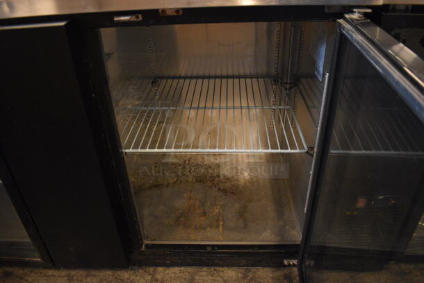 GREAT! Avantco Model 178UBB3G Stainless Steel Commercial 2 Door Cooler Merchandiser. 115 Volts, 1 Phase. 69x28x36.5. Tested and Working! - Image 5 of 7