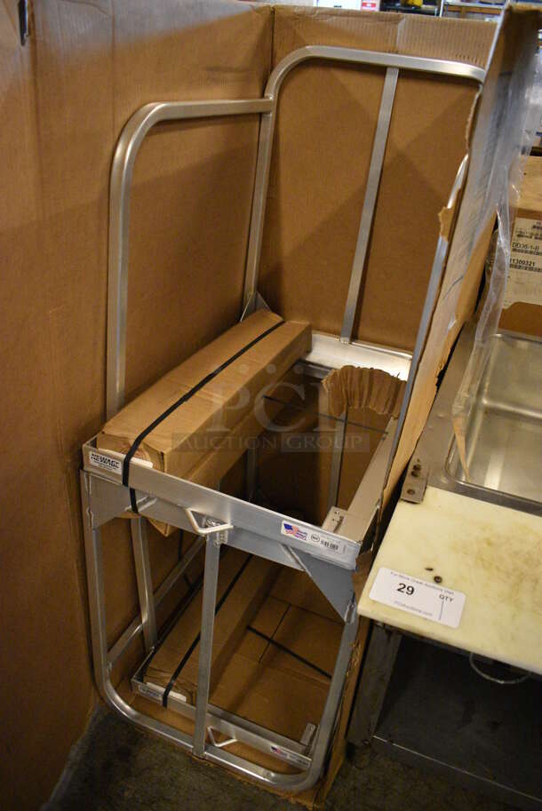 ALL ONE MONEY! Lot of 3 BRAND NEW! Metal Baking Pan Racks. Comes w/ Commercial Casters. 20.5x28.5x27 - Image 2 of 5