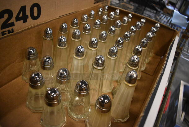 42 Various Salt and Pepper Shakers. 2x2x4.5, 2x2x3. 42 Times Your Bid! - Image 2 of 3