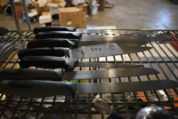 7 Various Metal Knives. Includes 14