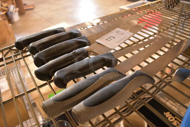 7 Various Metal Knives. Includes 14". 7 Times Your Bid! - Image 2 of 3