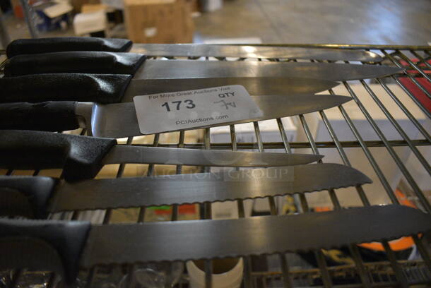 7 Various Metal Knives. Includes 14". 7 Times Your Bid! - Image 3 of 3