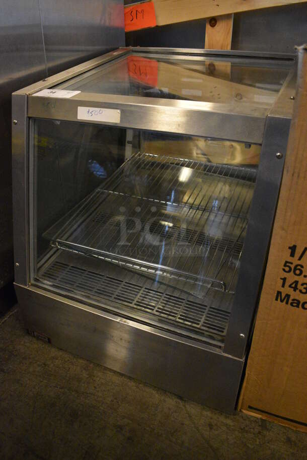 NICE! APW Wyott Metal Commercial Countertop Warming Merchandiser Display Unit. 24x29x29. Tested and Powers On But Does Not Get Cold - Image 2 of 5