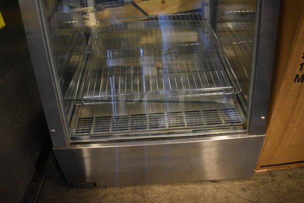 NICE! APW Wyott Metal Commercial Countertop Warming Merchandiser Display Unit. 24x29x29. Tested and Powers On But Does Not Get Cold - Image 3 of 5