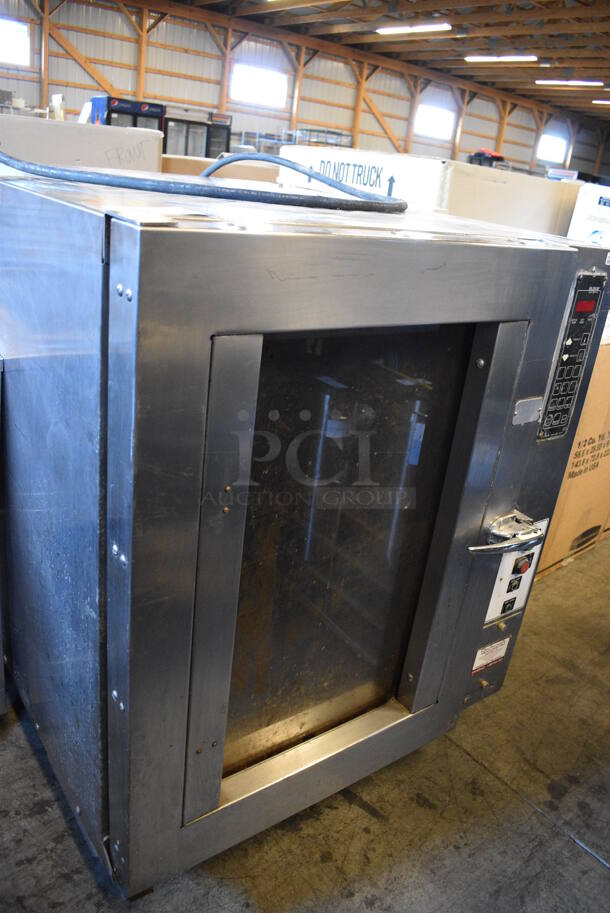 BEAUTIFUL! Oliver Model 690-NC2 Stainless Steel Commercial Electric Powered Convection Oven w/ View Through Door on Commercial Casters. 480 Volts, 3 Phase. 33x44x42 - Image 2 of 7