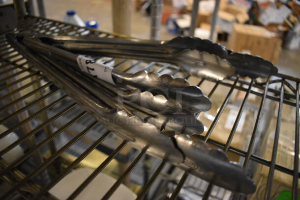 4 Various Metal Tongs. Includes 12". 4 Times Your Bid! - Image 1 of 3