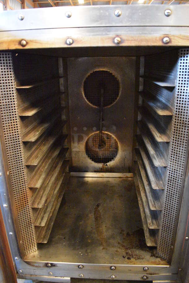 BEAUTIFUL! Oliver Model 690-NC2 Stainless Steel Commercial Electric Powered Convection Oven w/ View Through Door on Commercial Casters. 480 Volts, 3 Phase. 33x44x42 - Image 4 of 7