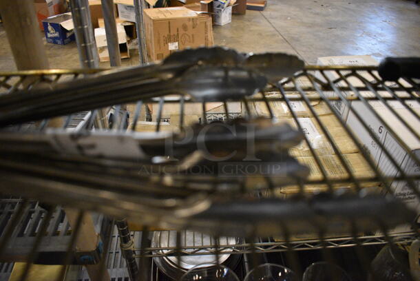 4 Various Metal Tongs. Includes 12". 4 Times Your Bid! - Image 2 of 3