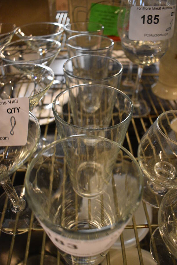 5 Beverage Glasses. 3.5x3.5x6. 5 Times Your Bid! - Image 2 of 2