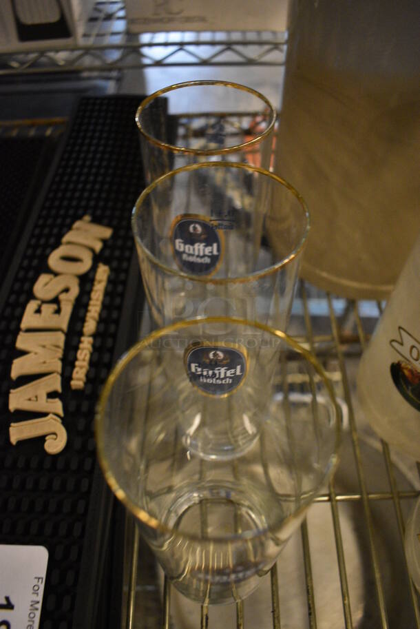 4 Gaffel Beverage Glasses. 2.5x2.5x7. 4 Times Your Bid! - Image 2 of 2