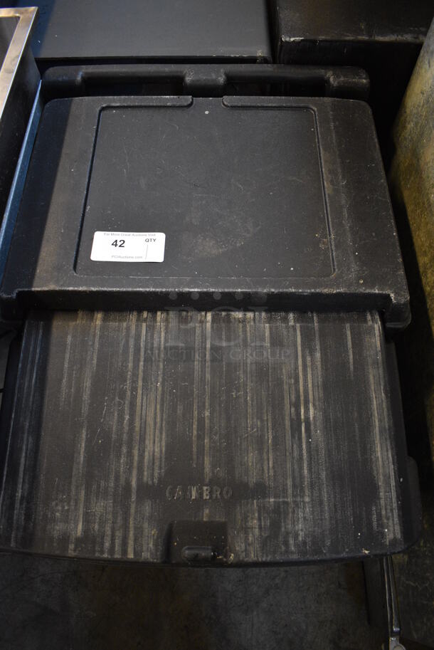 Cambro Black Poly Ice Bin on Commercial Casters. 23x32x29 - Image 4 of 7