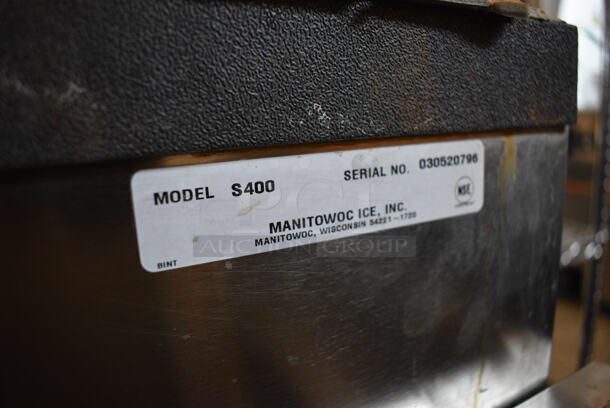 NICE! Manitowoc Model S400 Stainless Steel Commercial Ice Bin w/ Poly Flap Lid. 30x33x39 - Image 6 of 6