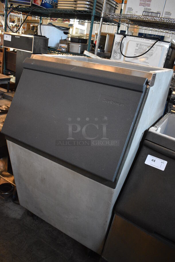 NICE! Scotsman Metal Commercial Ice Bin w/ Poly Flap Lid. 30.5x36x52 - Image 3 of 7