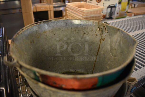 3 Various Metal Beer Buckets. 9x9x7. 3 Times Your Bid! - Image 2 of 2