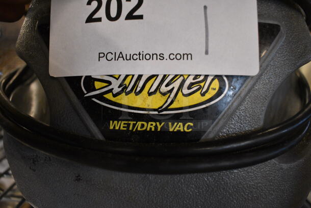 Stinger Black, Yellow and Gray Wet Dry Vac Vacuum Cleaner. 10x14x13 - Image 3 of 3